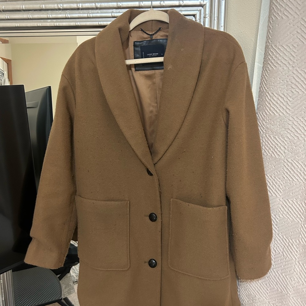 Lucky Brand Tan Women's Pea Coat